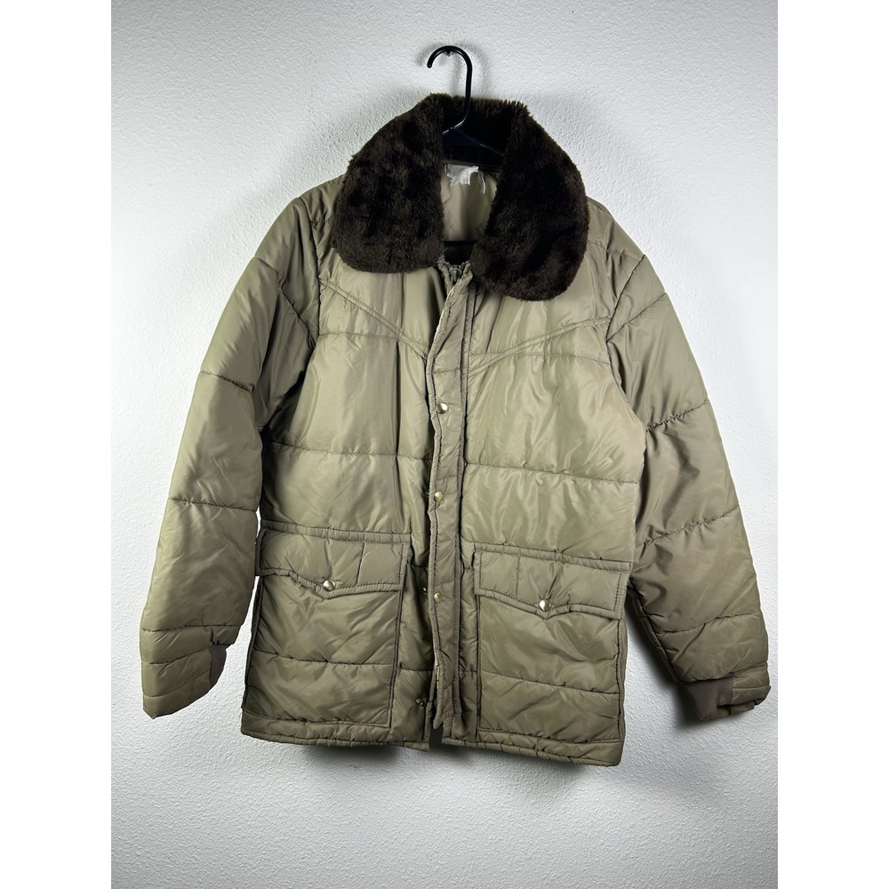 Vintage 70s Walls Blizzard Proof Western Puffer Jacket Med Regular